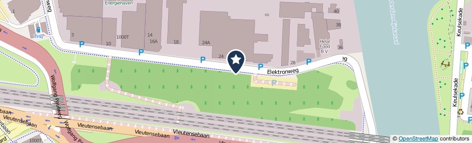 Kaartweergave Elektronweg in Utrecht