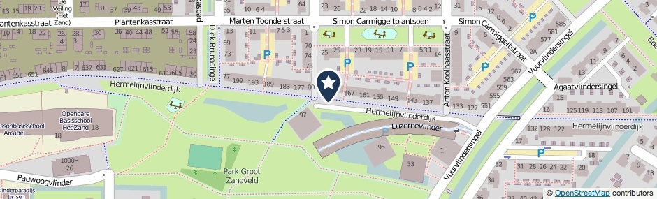 Kaartweergave Hermelijnvlinderdijk in Utrecht