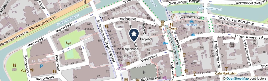 Kaartweergave Jan Meijenstraat in Utrecht