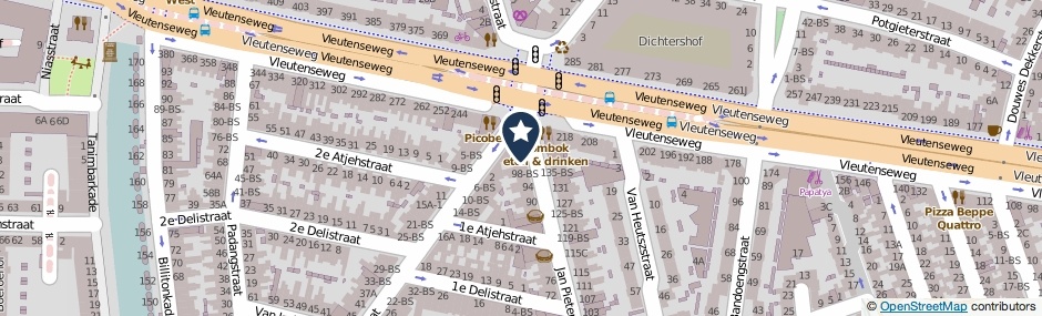 Kaartweergave Jan Pieterszoon Coenstraat 102-BS in Utrecht
