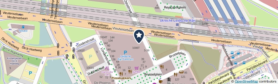 Kaartweergave Kopenhagenstraat 41 in Utrecht