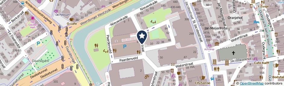 Kaartweergave Kroonstraat in Utrecht