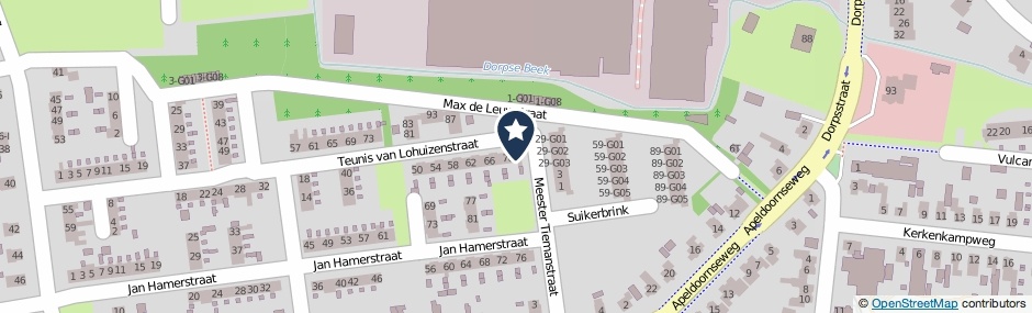 Kaartweergave Teunis Van Lohuizenstraat 72 in Vaassen