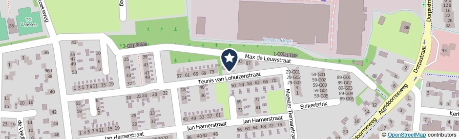 Kaartweergave Teunis Van Lohuizenstraat 81 in Vaassen