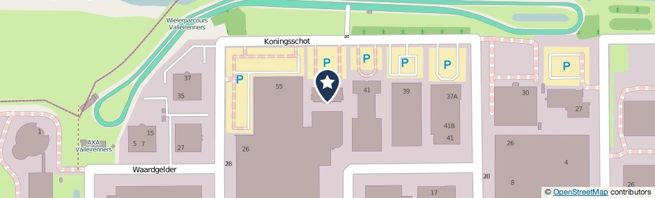 Kaartweergave Koningsschot 45-C in Veenendaal