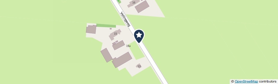 Kaartweergave Veilingweg in Velddriel