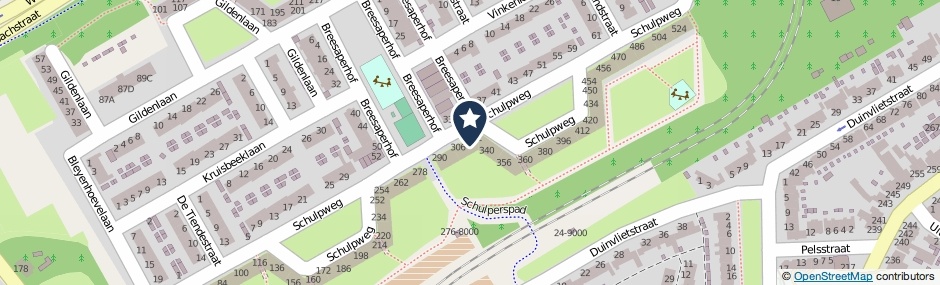 Kaartweergave Schulpweg 310 in Velsen-Noord