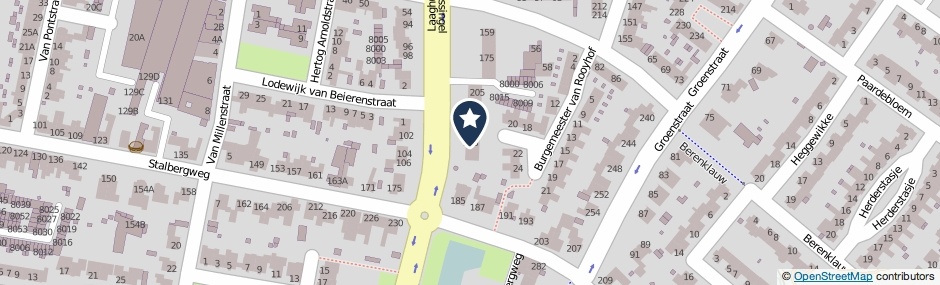 Kaartweergave Laaghuissingel 235 in Venlo