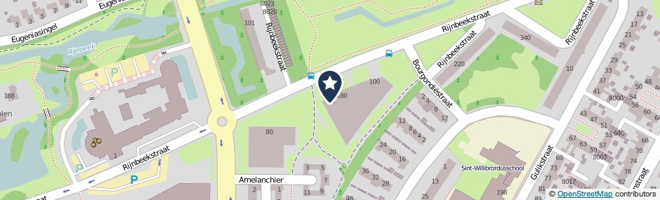 Kaartweergave Rijnbeekstraat 202 in Venlo
