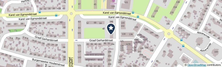Kaartweergave Vinckenhofstraat 178 in Venlo