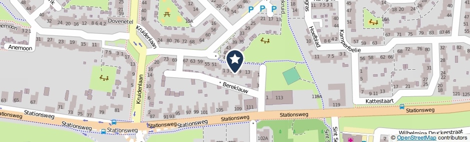Kaartweergave Anjer 7 in Venray