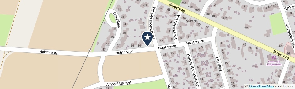 Kaartweergave Holsterweg 12 in Vlodrop