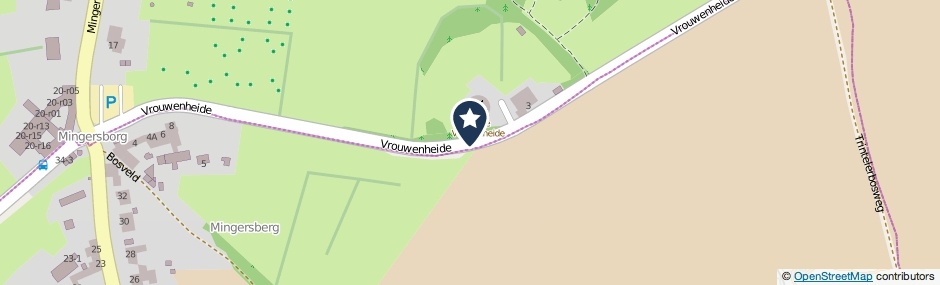 Kaartweergave Vrouwenheide in Voerendaal