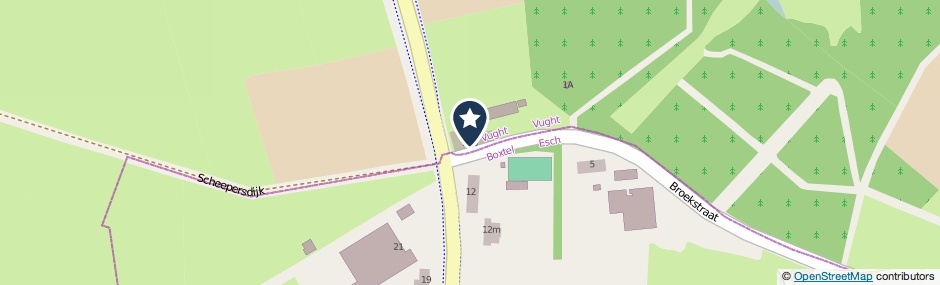 Kaartweergave Esscheweg 213 in Vught
