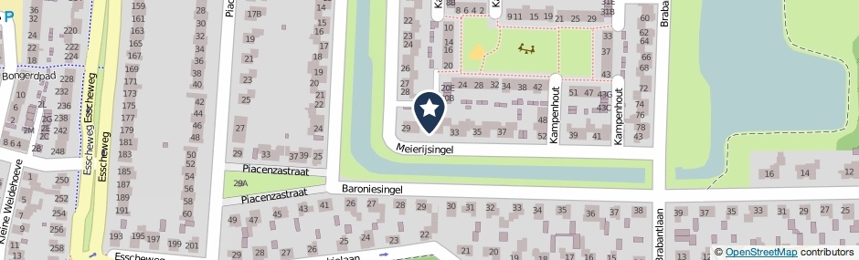 Kaartweergave Meierijsingel 31 in Vught