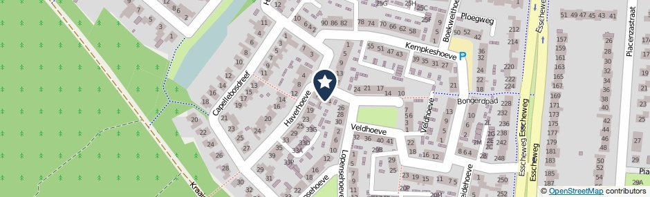 Kaartweergave Zuringhoeve 3 in Vught
