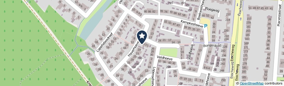 Kaartweergave Zuringhoeve 7 in Vught