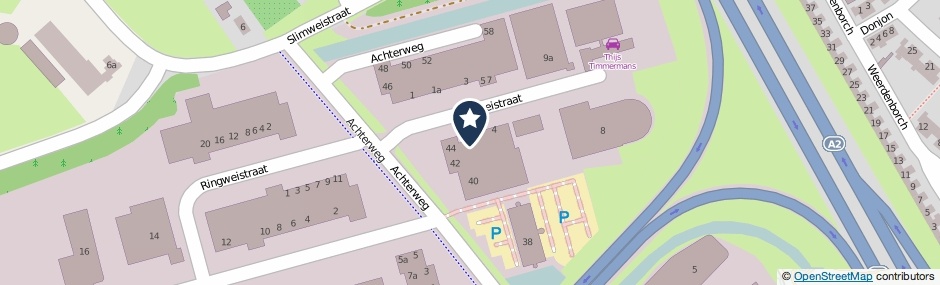 Kaartweergave Filipsweistraat 2 in Waardenburg