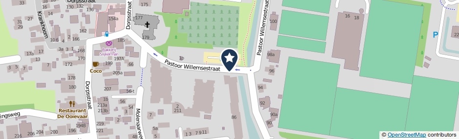 Kaartweergave Pastoor Willemsestraat in Warmenhuizen