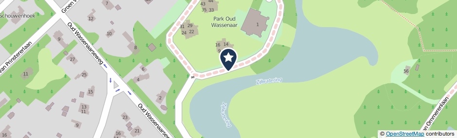 Kaartweergave Park Oud Wassenaar in Wassenaar