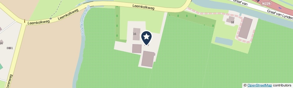 Kaartweergave Leemkolkweg 16-B in Werkhoven