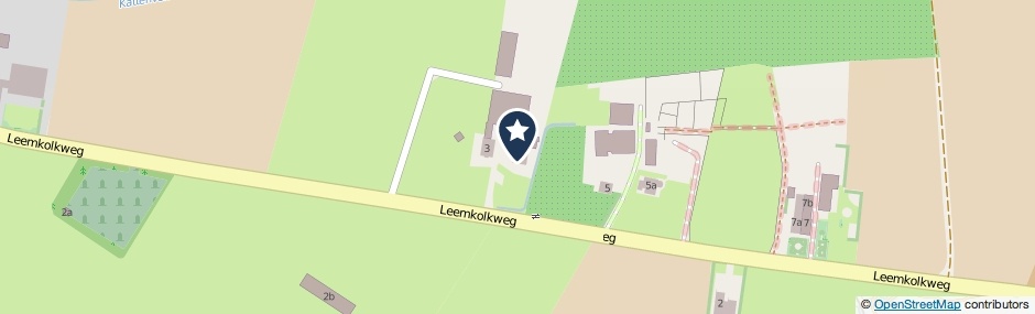 Kaartweergave Leemkolkweg 3-A in Werkhoven