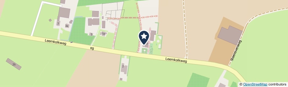 Kaartweergave Leemkolkweg 7-A in Werkhoven