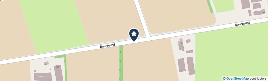 Kaartweergave Boveneind in Westerbeek