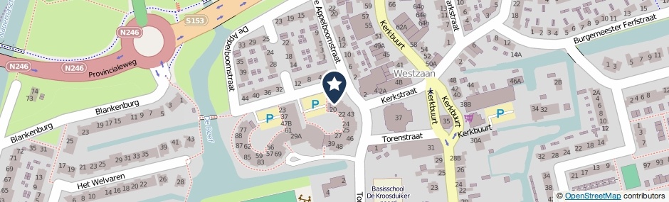 Kaartweergave Lambert Meliszstraat 40 in Westzaan