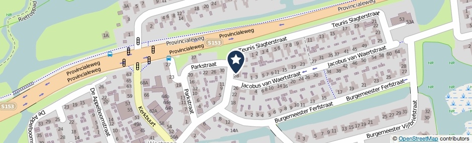 Kaartweergave Raadhuisstraat 30 in Westzaan