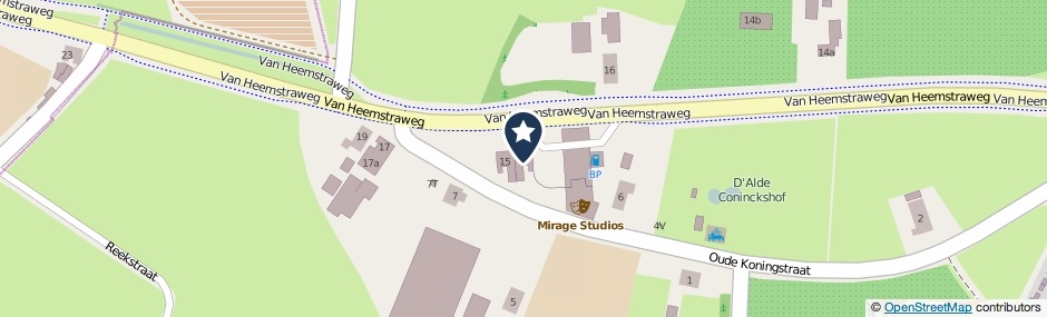 Kaartweergave Van Heemstraweg 13 in Weurt
