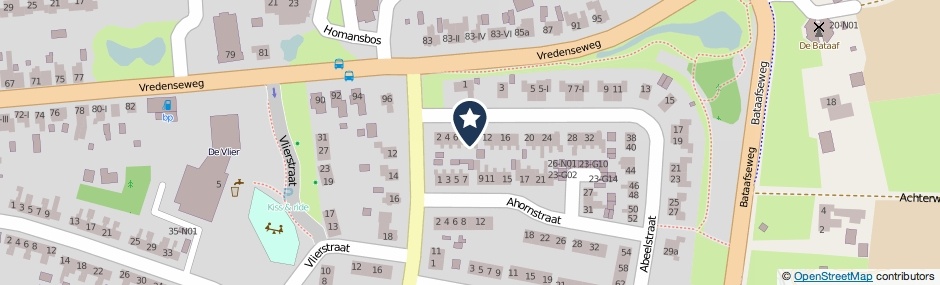 Kaartweergave Abeelstraat 10 in Winterswijk