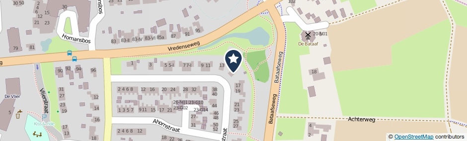Kaartweergave Abeelstraat 15 in Winterswijk