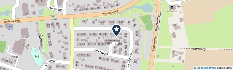 Kaartweergave Abeelstraat 34 in Winterswijk
