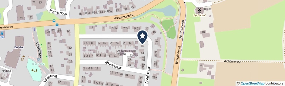 Kaartweergave Abeelstraat 38 in Winterswijk