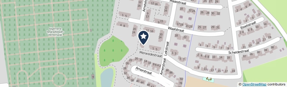 Kaartweergave Amstelstraat 23 in Winterswijk