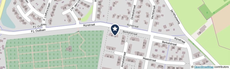 Kaartweergave Berkelstraat 6 in Winterswijk