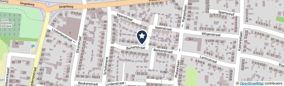 Kaartweergave Berkenstraat 26 in Winterswijk