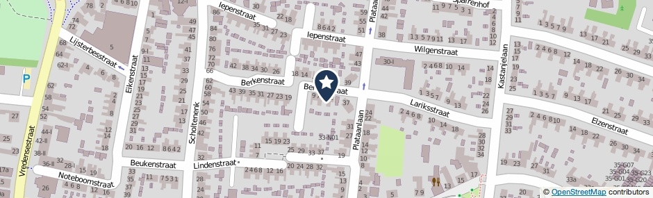 Kaartweergave Berkenstraat 3 in Winterswijk