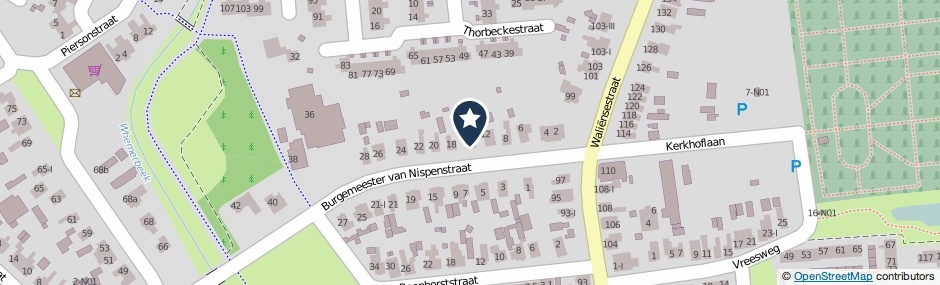 Kaartweergave Burgemeester Van Nispenstraat 16 in Winterswijk