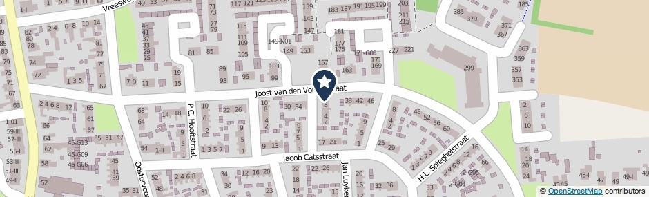 Kaartweergave Constantijn Huygensstraat 10 in Winterswijk