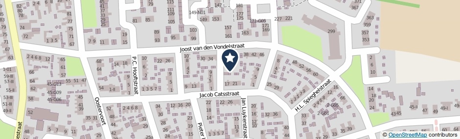 Kaartweergave Constantijn Huygensstraat 2 in Winterswijk