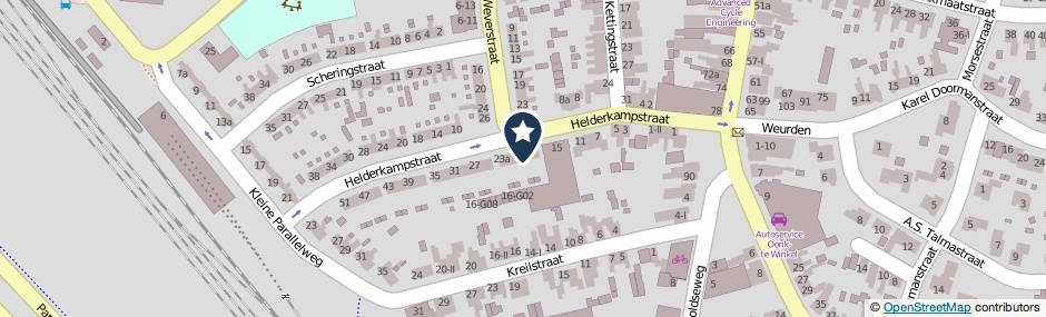 Kaartweergave Helderkampstraat 19-A in Winterswijk