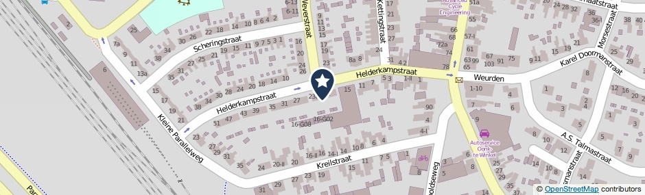 Kaartweergave Helderkampstraat 21 in Winterswijk
