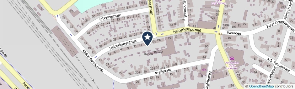 Kaartweergave Helderkampstraat 27-A in Winterswijk