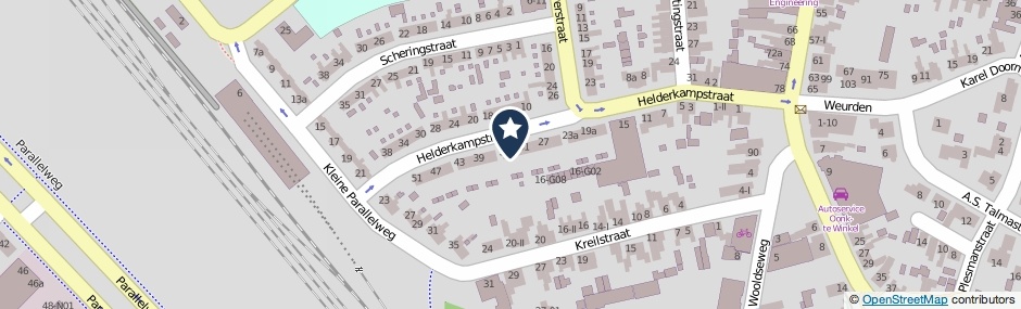 Kaartweergave Helderkampstraat 35-A in Winterswijk