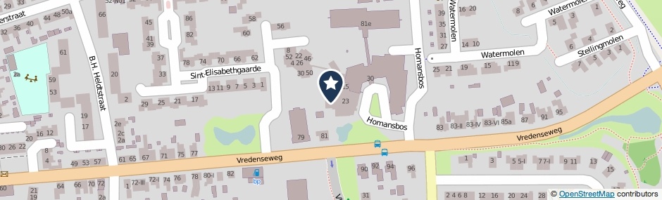 Kaartweergave Homansbos 21 in Winterswijk