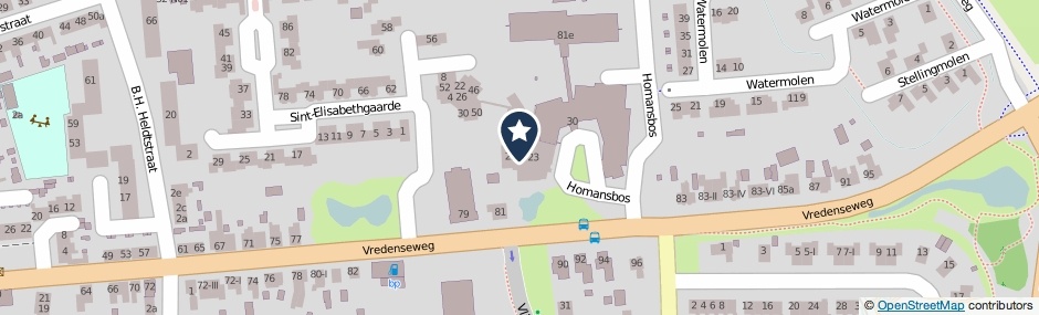 Kaartweergave Homansbos 22 in Winterswijk