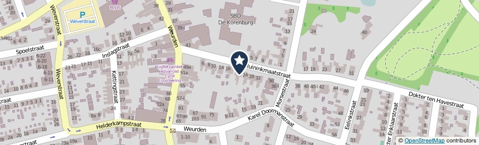 Kaartweergave Huininkmaatstraat 22 in Winterswijk