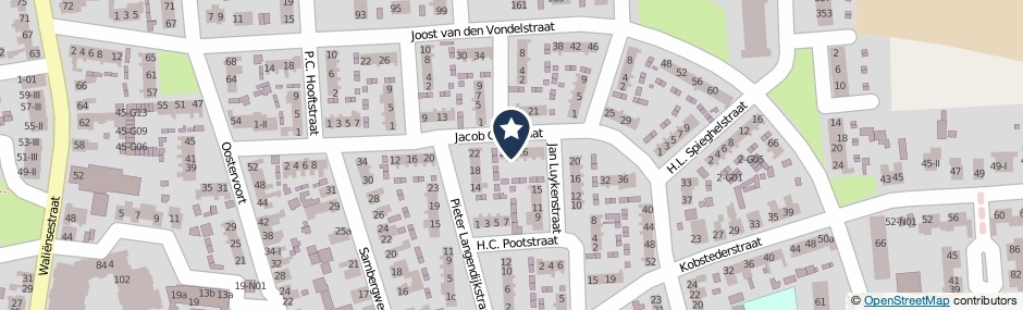 Kaartweergave Jacob Catsstraat 24 in Winterswijk